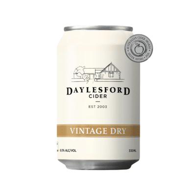 Daylesford Cider Vintage Dry with 2026 Australian Cider Awards Silver Medal