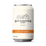 Wild Oak cider in white branded 330ml Daylesford Cider can. Multi award winning cider in the 2025 Australian Cider Awards