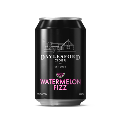 Daylesford Cider Watermelon Fizz cider in a 330ml can