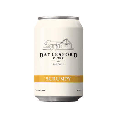 Daylesford Cider Scrumpy cider in a 330ml can