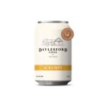 Daylesford Cider's scrumpy in a white branded 330ml cider can. Bronze medal winner at 2025 Australian Cider Awards badge