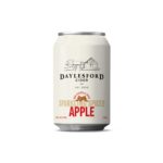A white branded can of non-alcoholic Sparkling Spiced Apple by Daylesford Cider