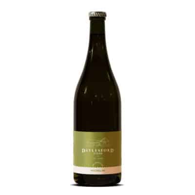 a 750ml bottle of Michelin Cider by Daylesford Cider with a green label.